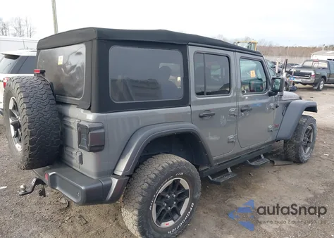 2021 Jeep Wrangler Unlimited Rubicon 4X4 z USA, uszkodzony, nr VIN 1C4JJXFM6MW852800